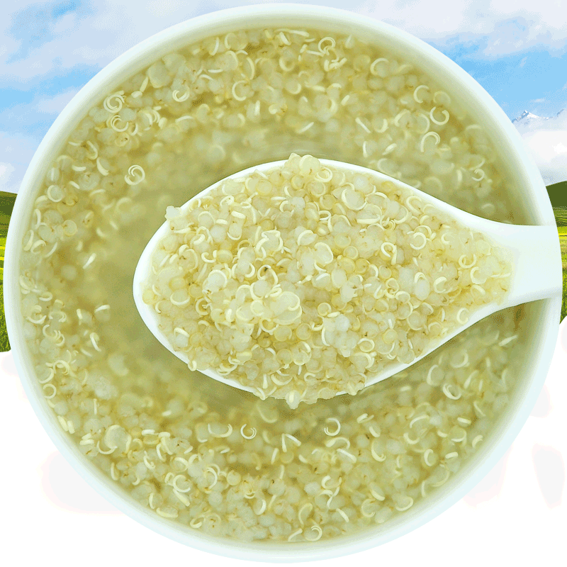 天藜地麦白藜麦米1斤  原味纯藜麦 优质原粮干净干燥 熬粥煲汤炒饭蒸煮饭