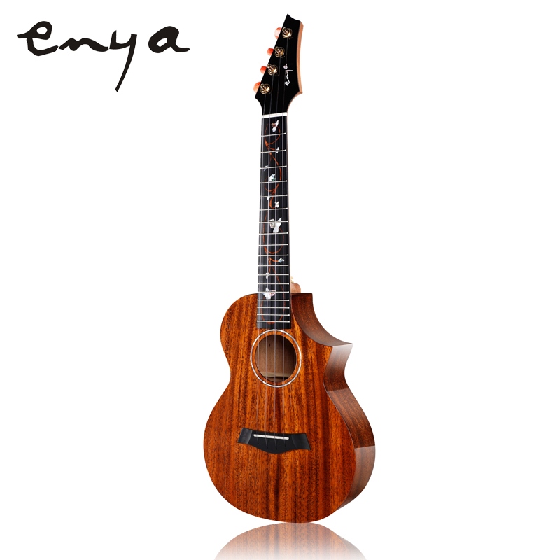 恩雅（enya）EUC-M6缺角桃花芯全单板尤克里里ukulele23英寸乌克丽丽小吉他乐器
