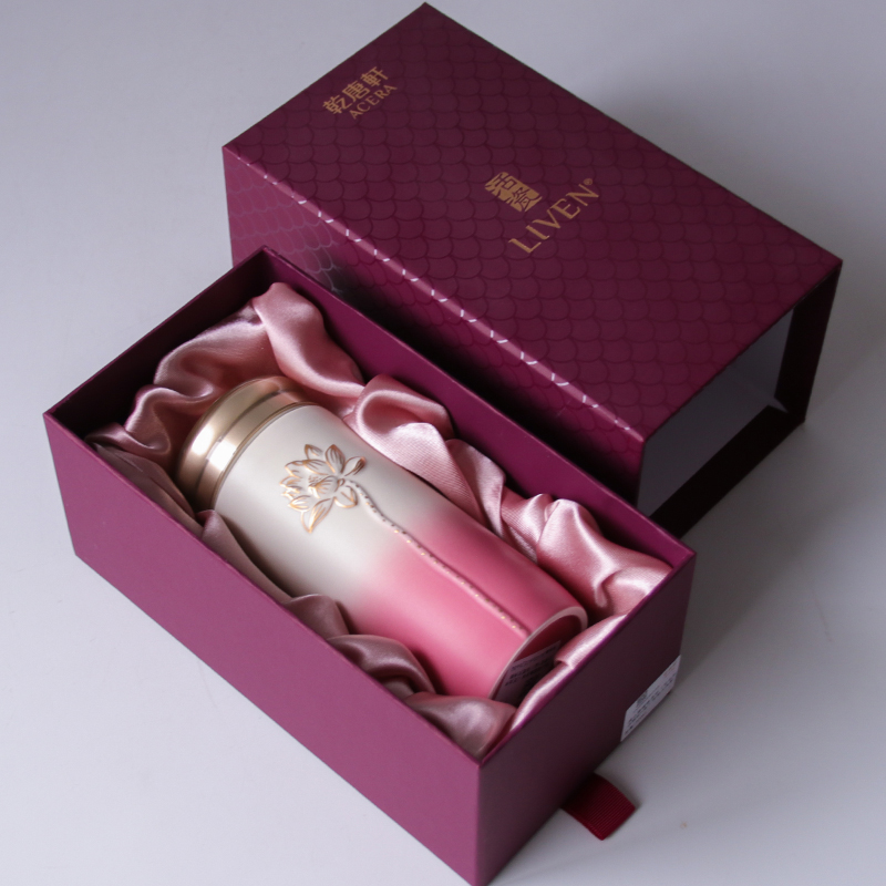 乾唐轩【官方授权】活瓷杯 清心福莲随身杯双层陶瓷荷花水杯送女士正品 刻字专用 备注颜色 京东折扣/优惠券