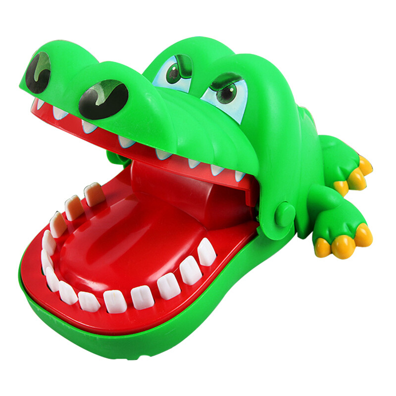 图米（TUMI）小心恶犬 咬手指玩具 愚人节整蛊儿童玩具游戏创意减压玩具抖音同款送小孩新年礼物 咬手鳄鱼-无声