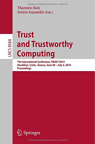 【预订】trust and trustworthy computing: 7th