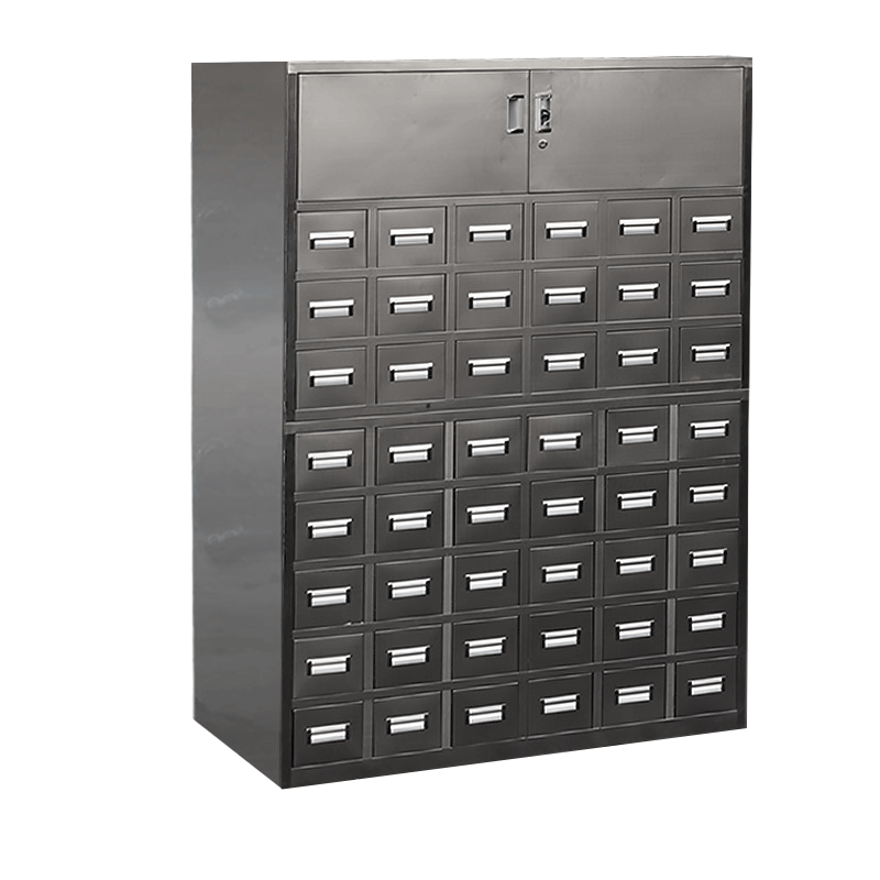 万美聚 不锈钢中药柜钢制仿古草药柜中药斗橱25 30 40 48 50 60 70斗