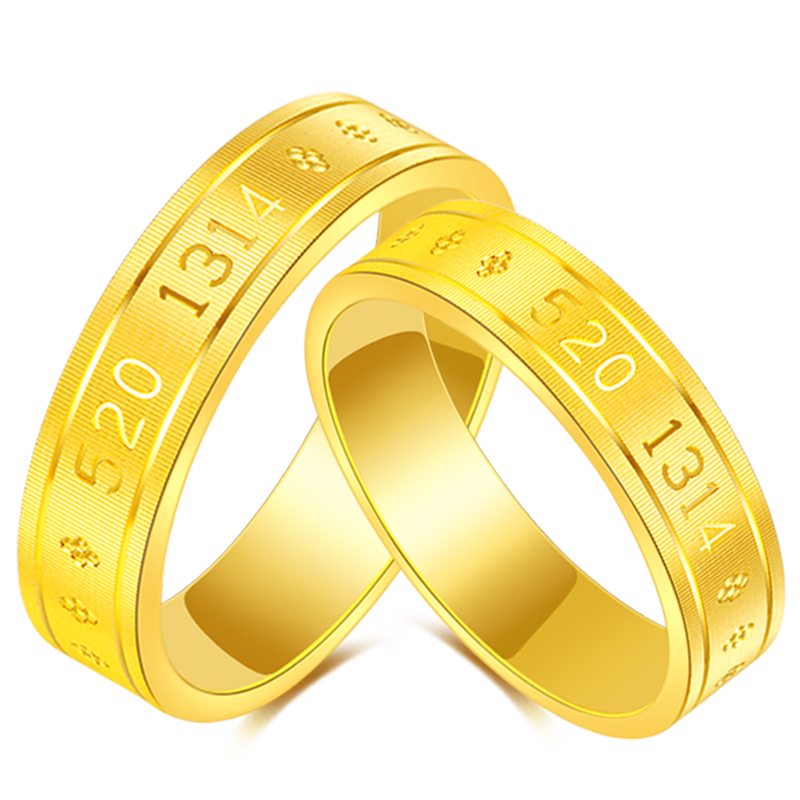 汉秀品牌黄金戒指：情感与珍贵的完美融合