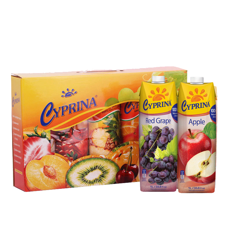 地中海塞浦路斯进口的果汁饮料—塞浦丽娜(Cyprina)