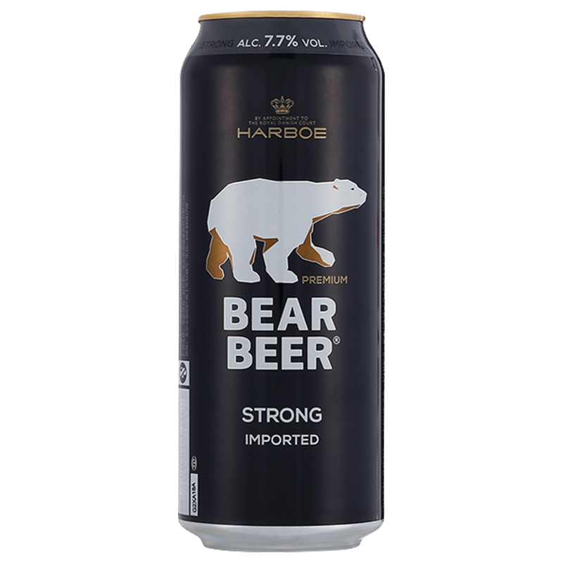 豪铂熊（BearBeer）烈性啤酒500ml*24听整箱装 德国进口 148元