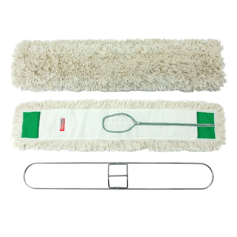 伊司达（EAST）拖把 大拖布平板拖把大号尘推长墩布地拖旋转棉纱拖把头60cm90cm 90cm+配布