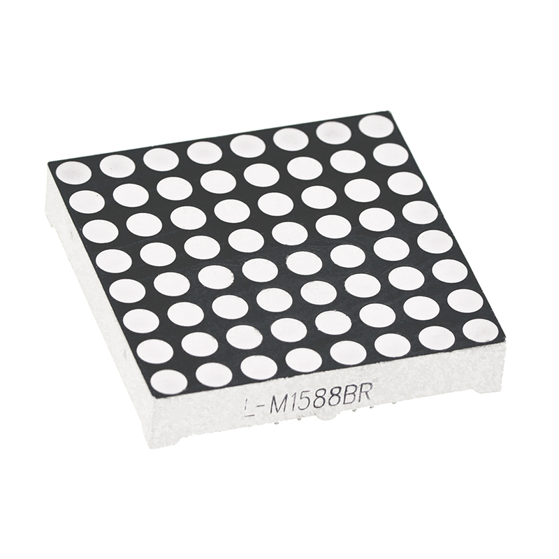 taotimeclub 8*8led点阵 3.75mm 高亮红光 38*38mm 16脚共阳 数码管