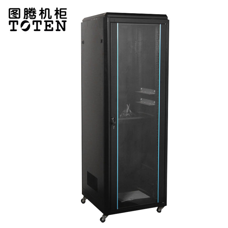 图腾(toten) 图腾机柜te6627 网络27u 经济机柜 19英寸经济型机柜