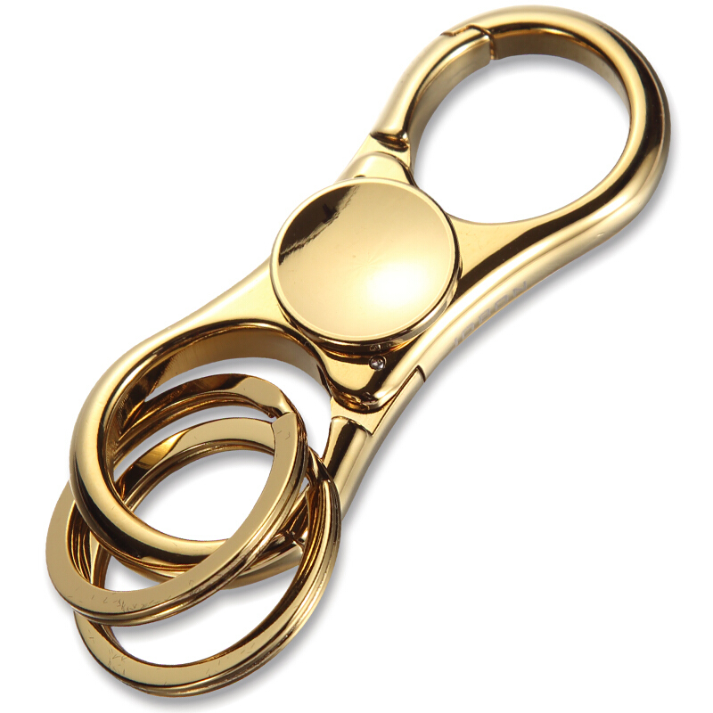 jobon中邦指尖陀螺钥匙扣汽车钥匙扣男女腰挂时尚情侣金属钥匙挂件