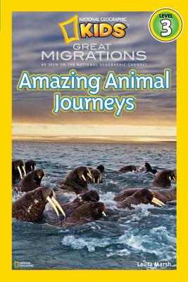 预售 国家地理National Geographic Kids Level3:Amazing Animal Journeys 国家地理分级阅读系列初阶 儿童英语启蒙绘本
