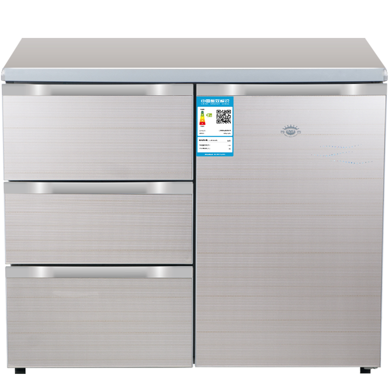 尊贵BCD-210CV210升双门抽屉柜式冰箱，价格走势稳定