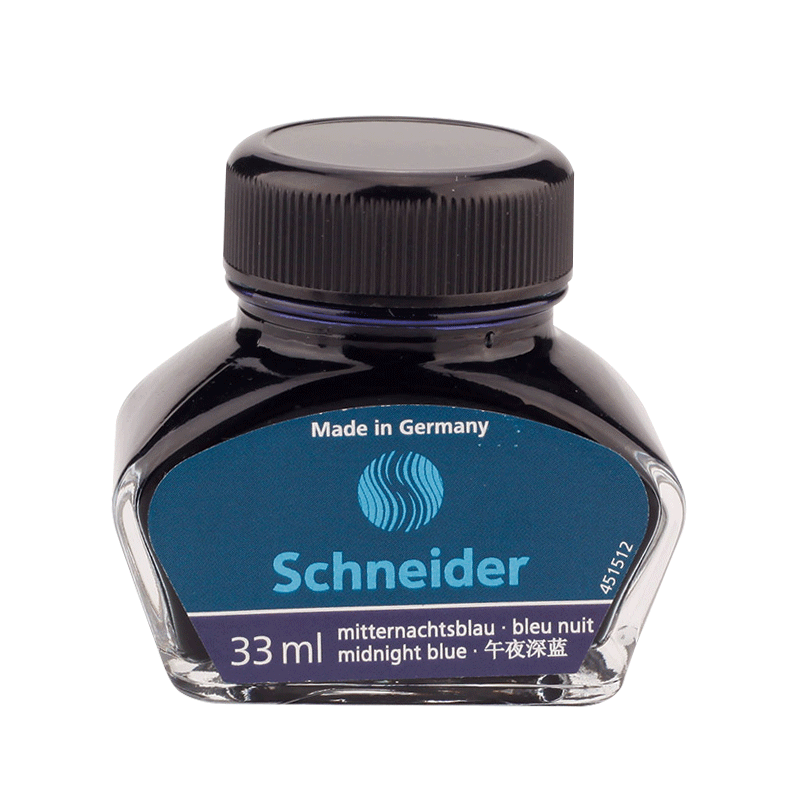 ʩ�͵£�Schneider����������Ʒ���ֱ�īˮ��̼�ز��±ʵ¹�����ƿװ33ml����ɫ����ҹ������6923
