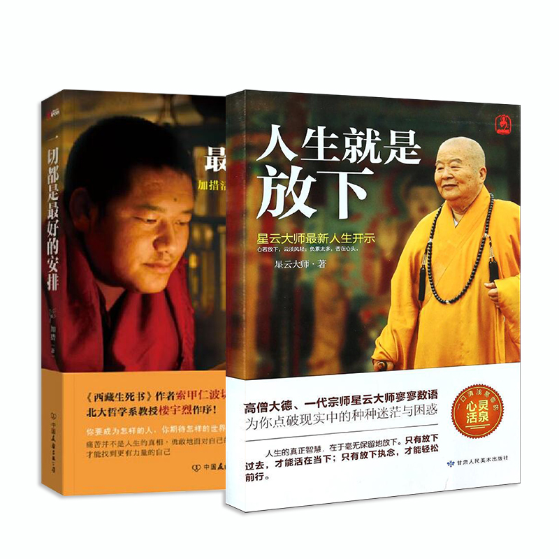 一切都是最好的安排+人生就是放下:星云大师最新人生开示 （套装共2册）