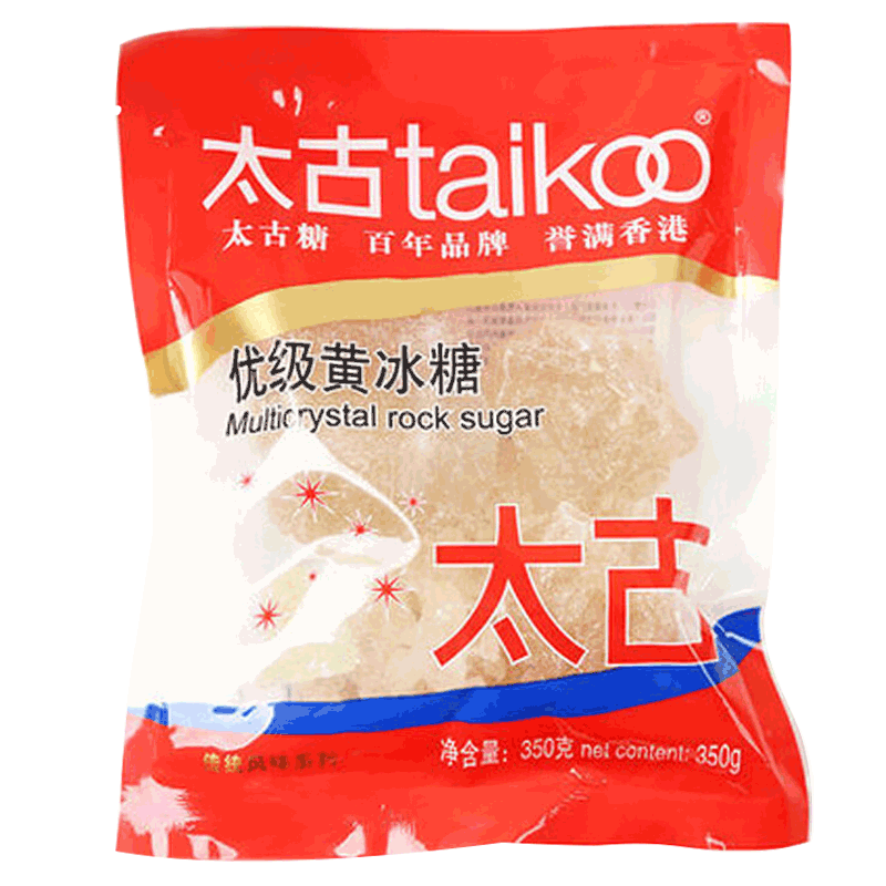 taikoo 太古 黄冰糖 350g士冰糖块黄糖雪梨煲汤小颗粒黄冰糖 食糖 烘焙家用