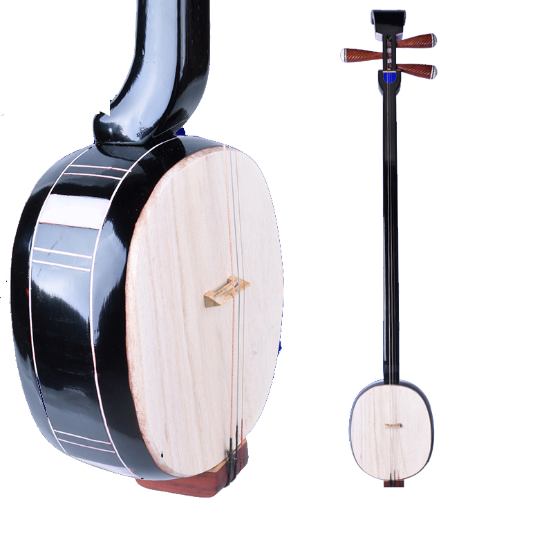 琴兹(qin ci) 木板三弦 河南坠胡 精选优质色木小三弦 坠琴乐器 普及