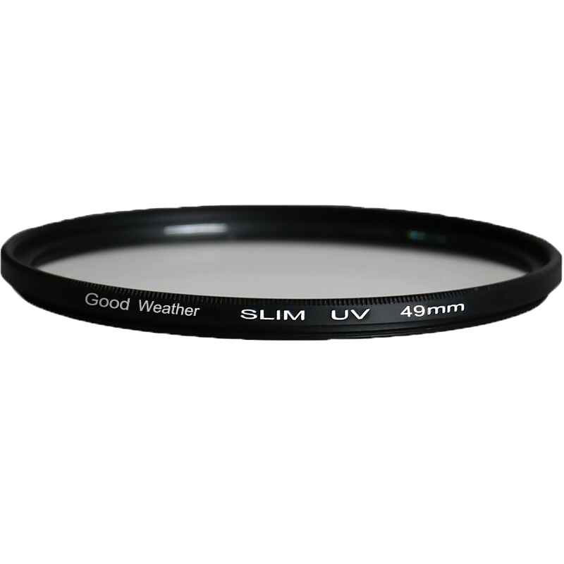 天气不错 49mm超薄Slim UV滤镜 适合佳能M3 M10 15-45mm/50mm f1.8/索尼55-210mm/50mm F1.8等微单镜头