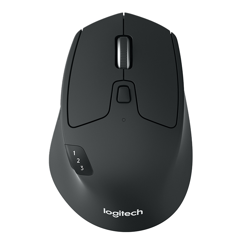 logitech 罗技 M720 2.4G蓝牙 优联 双模无线鼠标 1000DPI 黑色