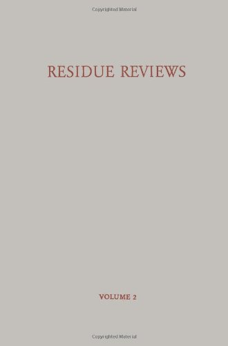 【预订】residue reviews / ruckstands-berichte