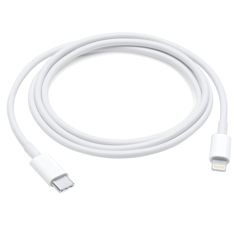 Apple USB-C/雷霆3 转 Lightning/闪电连接线 快充线 (1 米) iPhone iPad 手机 平板 数据线 充电线 快速充电
