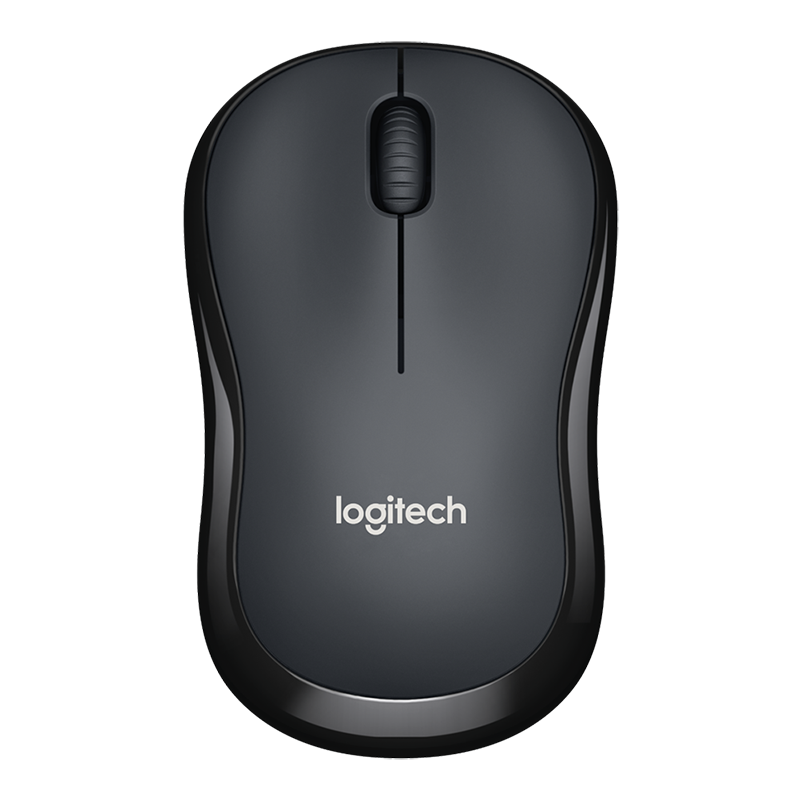 logitech 罗技 M220 2.4G无线鼠标 1000DPI 黑灰色