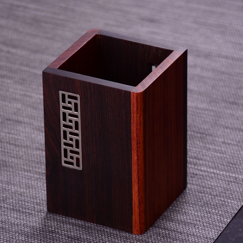 haomingtian黑檀木茶道组六君子实木嵌锡套装功夫茶具茶道零配件茶艺