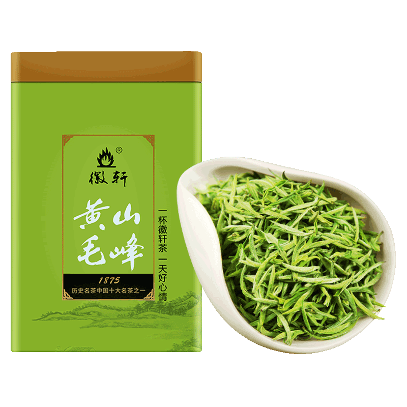 徽轩头采开园绿茶2025年新茶特级黄山毛峰明前毛尖嫩芽春茶叶罐装250g