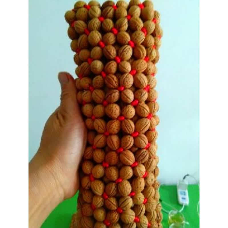易陶得(yitaode)山核桃颈椎枕头桃核枕头手工编织 30cmx12cm 大号