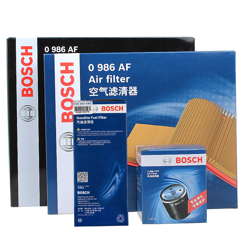 博世(bosch)滤清器套装 适用于 新凯越1.5（13-16款） 四滤 (机油滤芯+空气滤芯+空调滤芯+汽油滤芯)使用感如何?