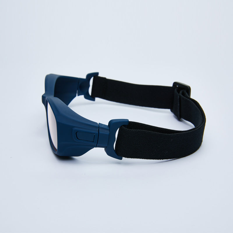 悦家（YourGa） 湿房镜防花粉型防蓝光白内章ICL飞秒术后防风骑行护目镜  绀蓝 Blue