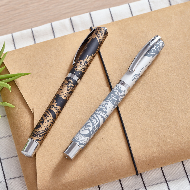 德国欧领(online) dragon spirit系列钢笔/墨水笔商务办公送礼 银色