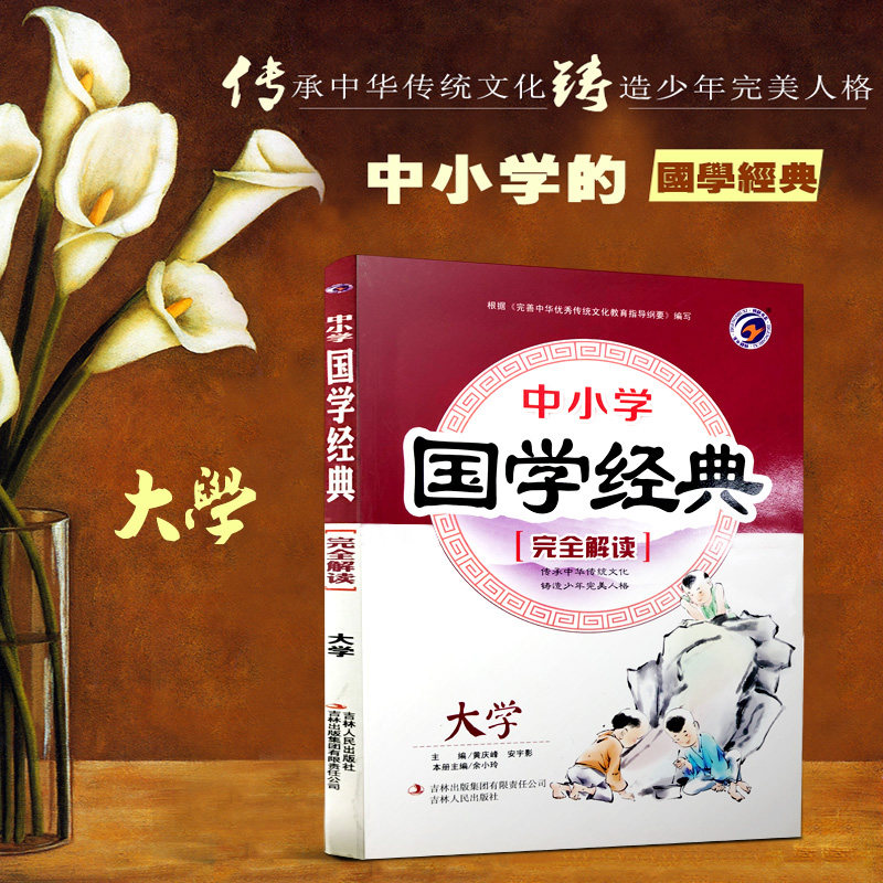 正版包邮梓耕教育书系 中小学国学经典大学完全解读中华诵读书籍