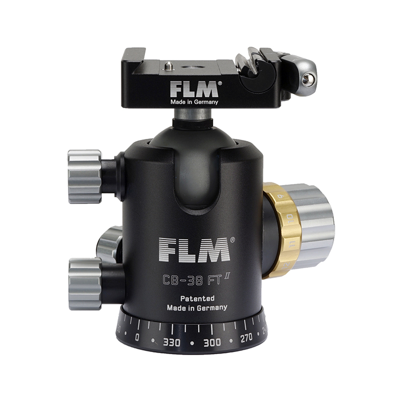 FLM CB38FT-AII专业风光摄影数码单反相机板扣式三脚架多功能球型云台