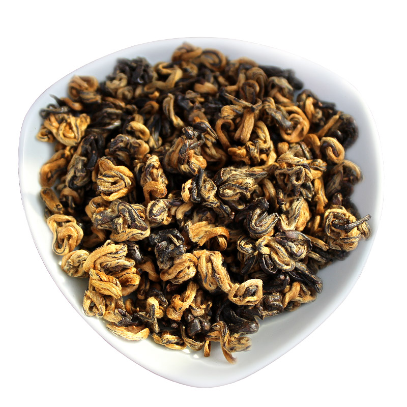 茗纳百川 2024年早春红茶云南滇红茶 红茶 一芽一叶凤庆红碧螺500克