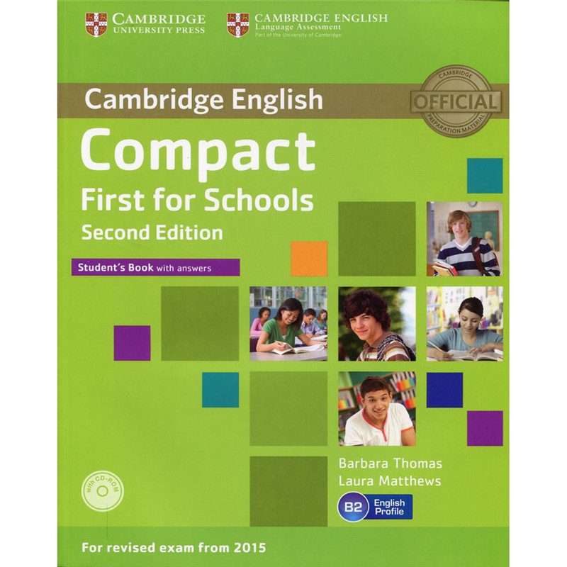 剑桥 FCE Compact first for schools 2nd 学生用书带答案带CD-R
