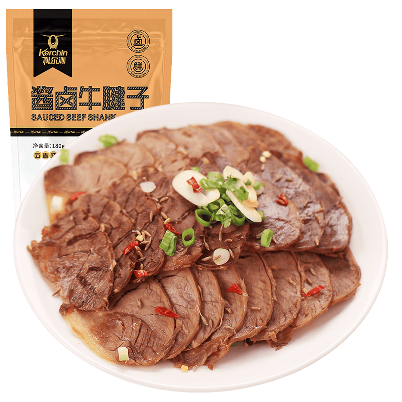 科尔沁 酱卤牛腱子五香味 熟食腊味 酱牛肉菜肴 卤牛肉 即食食品