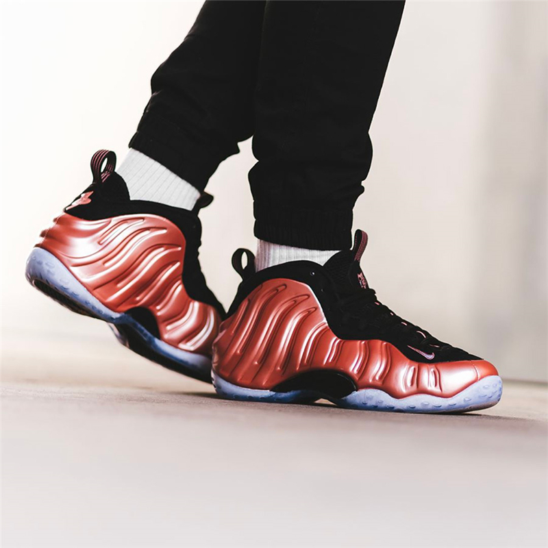 耐克(nike)新款男鞋喷泡air foamposite one 玫瑰金尼克斯篮球鞋