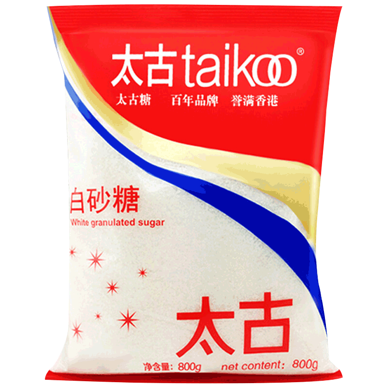 taikoo 太古 白糖 白砂糖800g 烘焙原料 冲饮调味 百年品牌