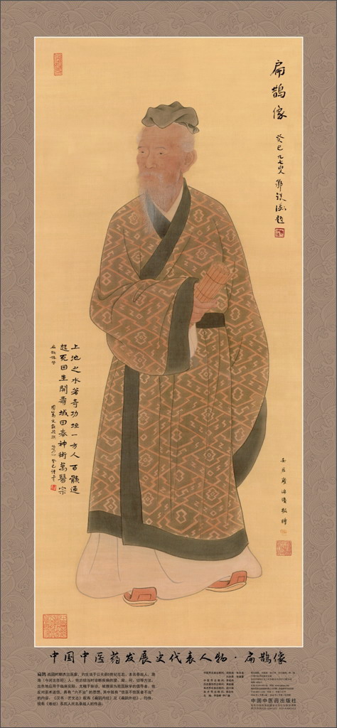 扁鹊画像 中国中医药发展史代表人物画像系列 扁鹊像 中医历代医家