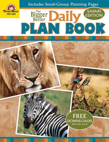 The Bigger Better Daily Plan Book: Safari Edition