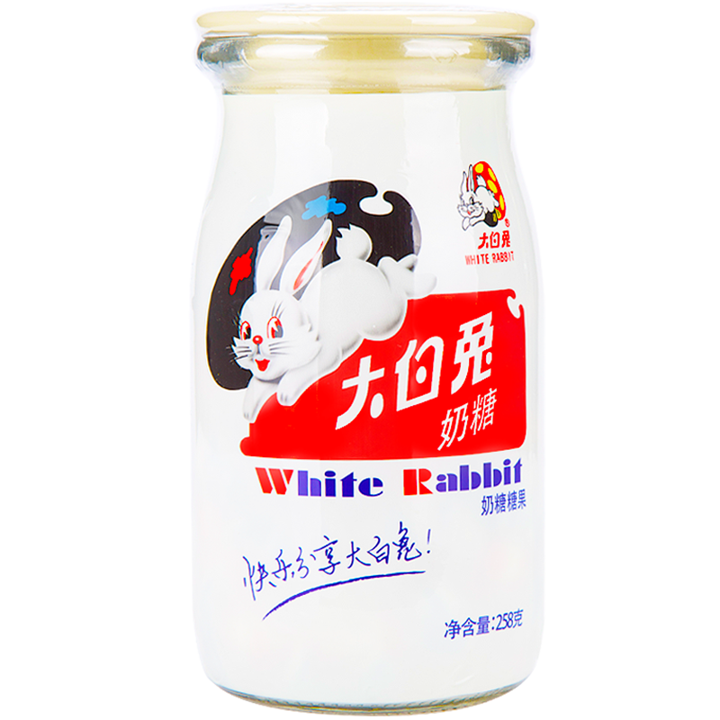 WHITE RABBIT 大白兔 奶糖 原味 258g