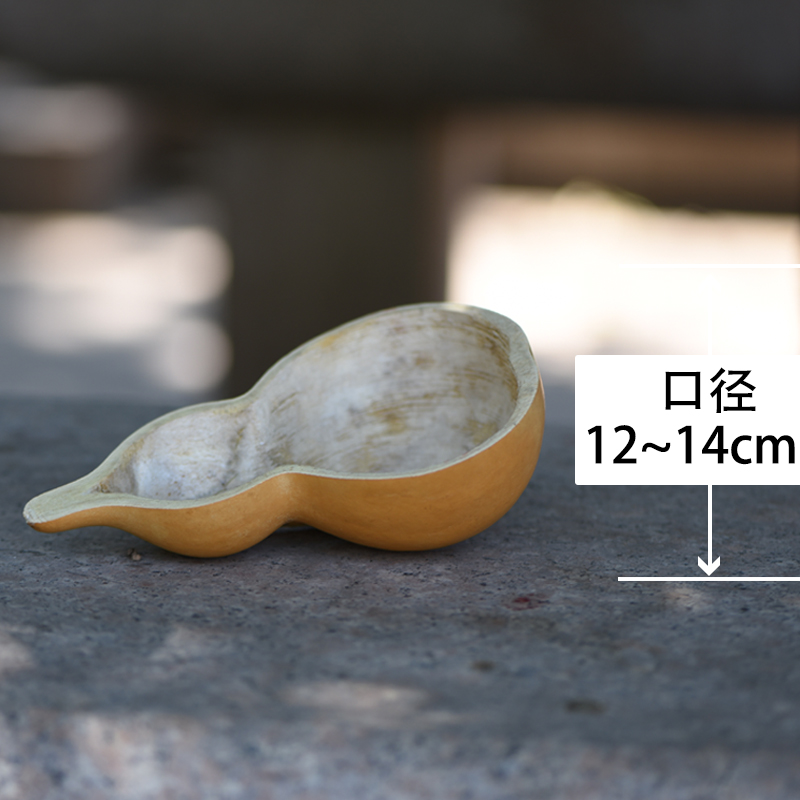 葫仙天然葫芦瓢盛水舀面水瓢葫芦脸皮工艺品大小瓢绿色原生态葫芦制品