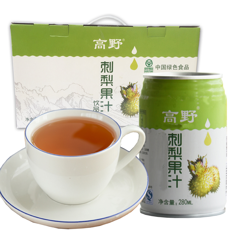高野 高野刺梨汁280mlx10瓶礼盒整箱 广西百色乐业特产天然水果果汁