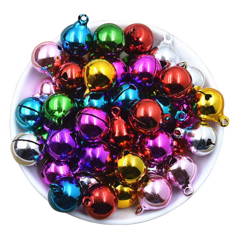 铃铛狗狗电镀铃铛 项圈圆铃铛一字开口铃铛 直径:16mm 1个装彩色铃铛