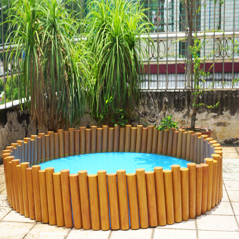 jebo家庭庭院造景池锦鲤可折叠鱼池锦鲤暂养池生态龟缸可移动龟箱