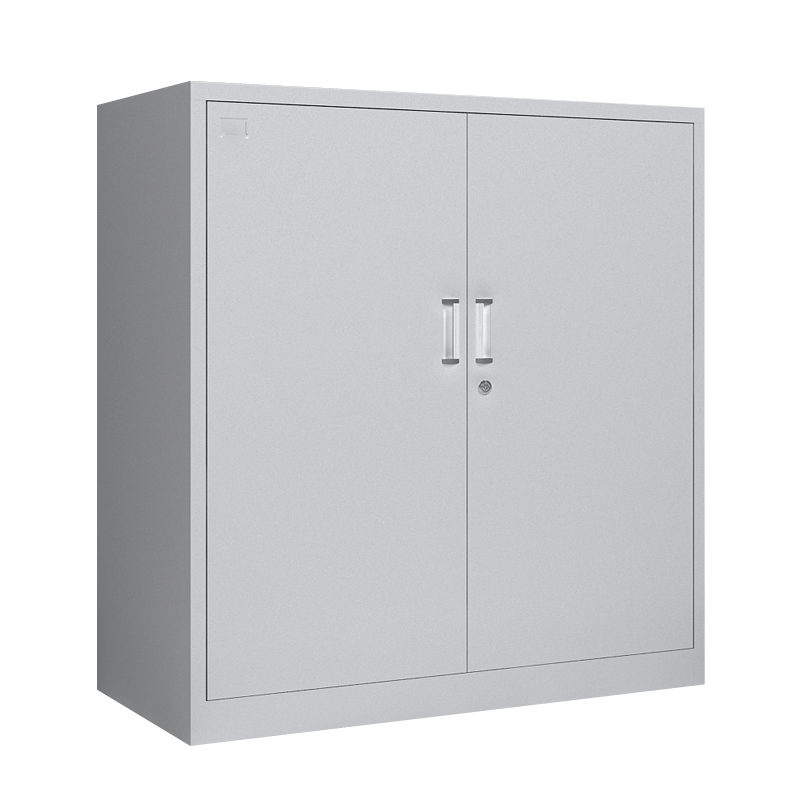 炎恩文件柜铁皮柜矮柜资料柜凭证柜带锁档案柜对开门矮柜