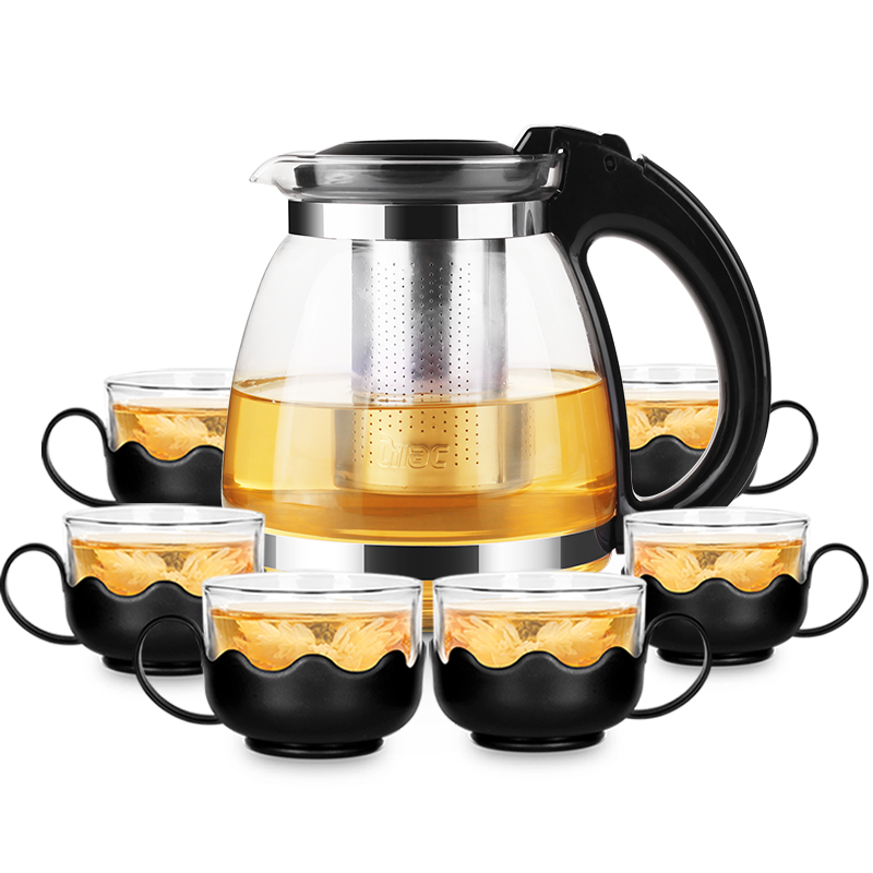 【价格走势】紫丁香玻璃茶具整套礼盒，高端大气上档次