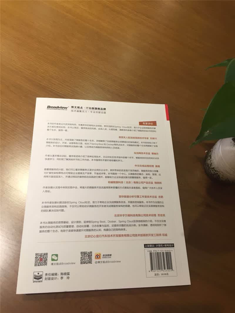 微服务架构实战(博文视点出品)详情图