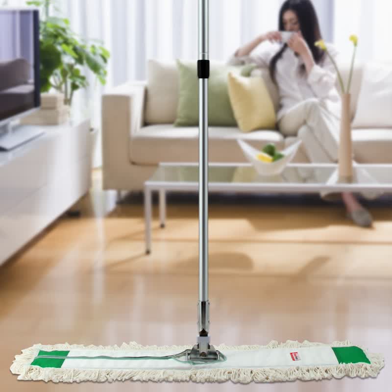 伊司达（EAST）拖把 大拖布平板拖把大号尘推长墩布地拖旋转棉纱拖把头60cm90cm 90cm+配布