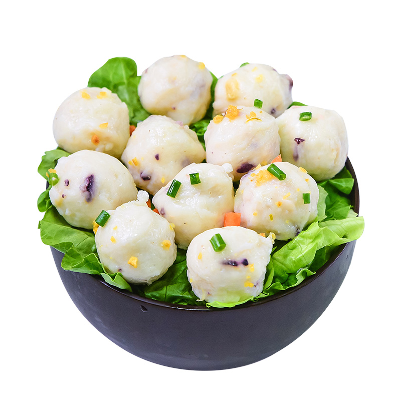 潮兴记 鱿鱼丸250g 潮汕风味手工鱼丸关东煮麻辣烫烧烤火锅食材生鲜