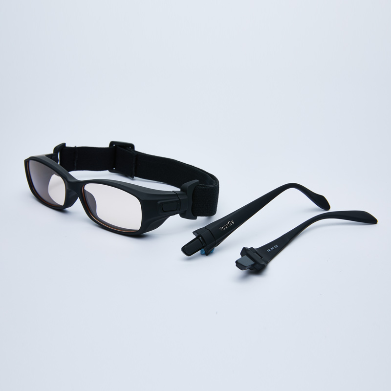 悦家（YourGa） 湿房镜防花粉型防蓝光白内章ICL飞秒术后防风骑行护目镜 黑壇 Black